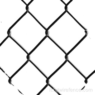 Rotolo di recinzione di collegamento a catena galvanizzata in PVC